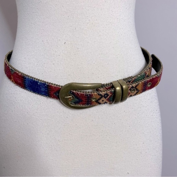 Vintage A. Brod Southwestern Belt Size Medium - Picture 1 of 7